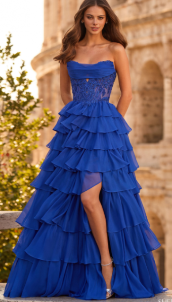 Sherri Hill 57497 #0 default Teal thumbnail