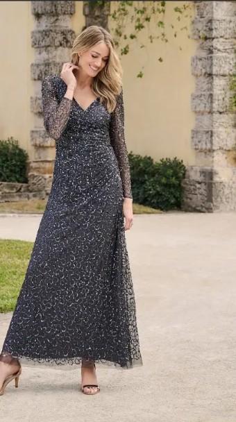 Adrianna Papell HOW8649 #0 default Gunmetal thumbnail