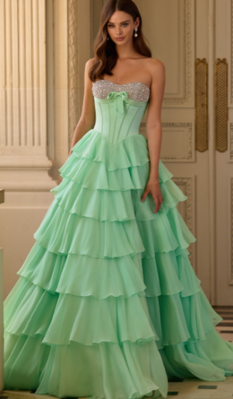 Sherri Hill 57799 #0 default Blush thumbnail