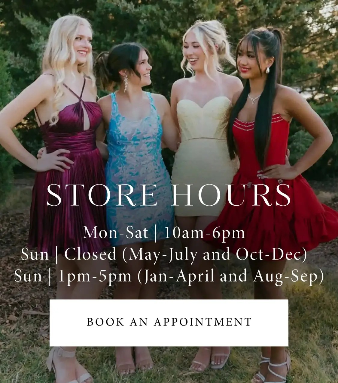 Store Hours Mobile Banner